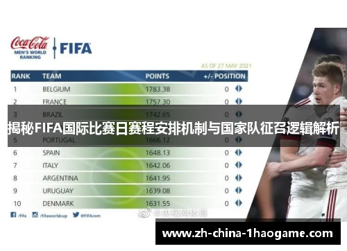 揭秘FIFA国际比赛日赛程安排机制与国家队征召逻辑解析